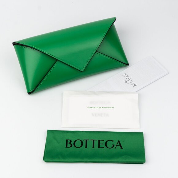 NEW Bottega Veneta BV1288O 001 Black Cat Eye Unisex Eyeglasses - Picture 10 of 10